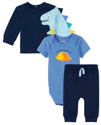 Baby Boys Dino 3-Piece Playwear Set