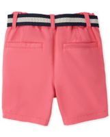 Baby And Toddler Boys Belted Chino Shorts