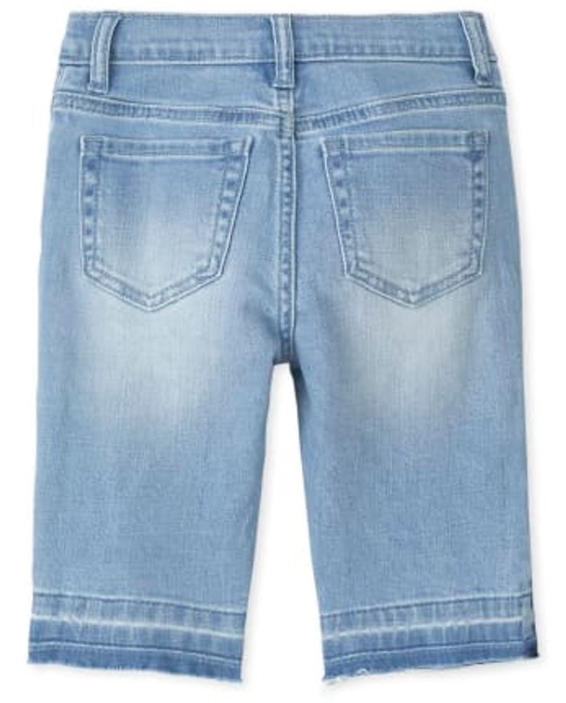 Girls Denim Skimmer Shorts