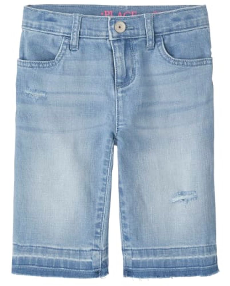 Girls Denim Skimmer Shorts