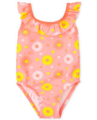 Baby And Toddler Girls Daisy One Piece Swimsuit