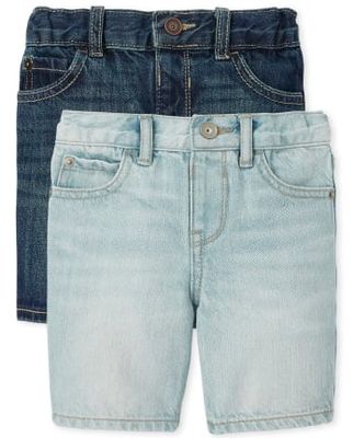 Baby And Toddler Boys Denim Shorts 2-Pack