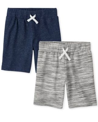 Boys Marled French Terry Shorts 2-Pack - multi clr