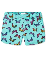 Girls Print Twill Pull On Shorts