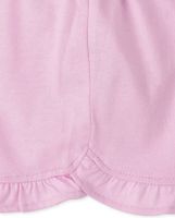 Baby Girls Ruffle Shorts 4-Pack