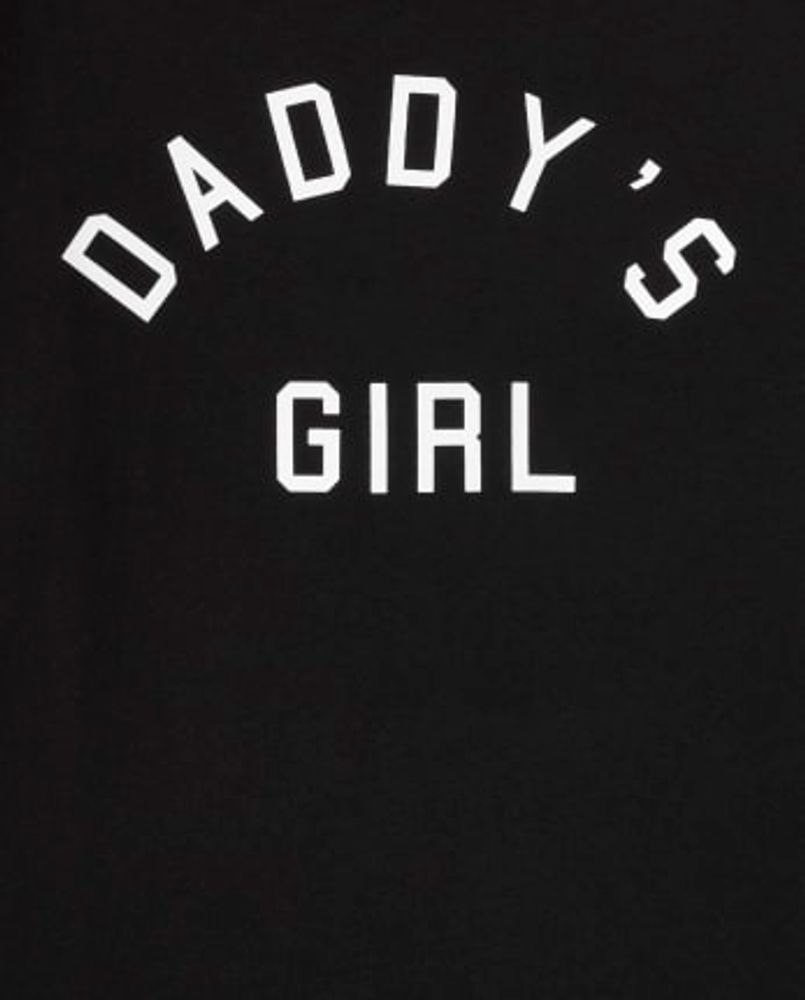Girls Matching Family Daddy's Girl Graphic Tee
