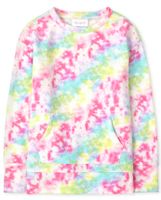 Girls Print Fleece Sweatshirt
