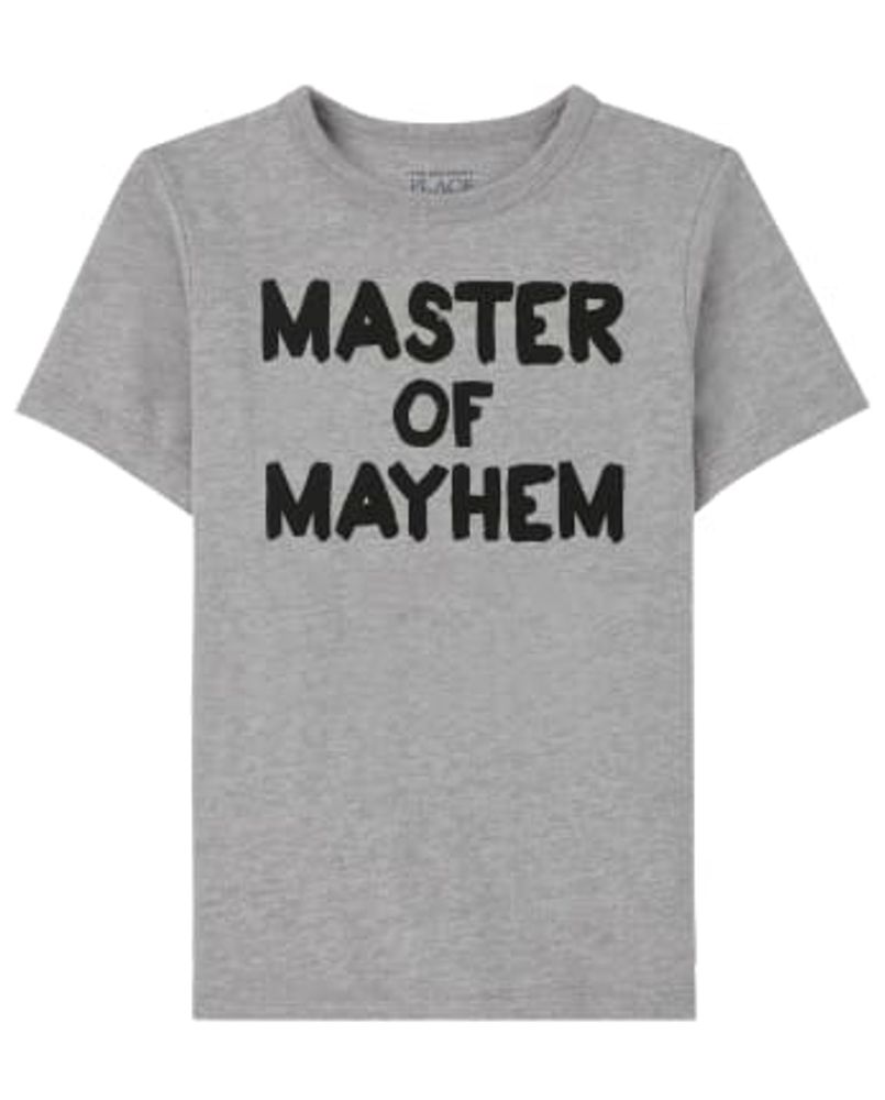 Baby And Toddler Boys Mayhem Graphic Tee - s/d gray owl