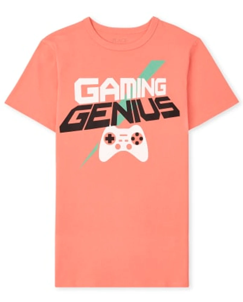 Boys Gaming Genius Graphic Tee