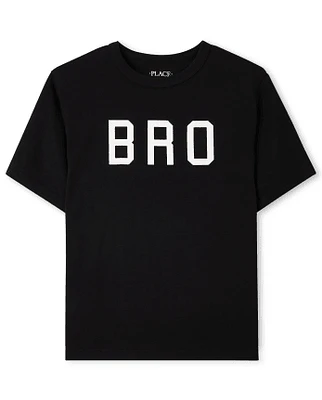 Boys Matching Family Bro Graphic Tee