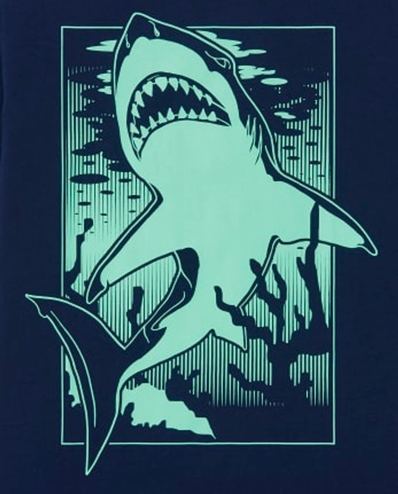 Boys Shark Graphic Tee 3-Pack