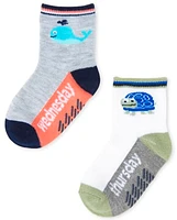 Lot de 7 chaussettes mi-longues Jours la semaine pour tout-petit garçon