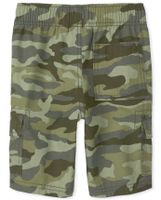 Boys Camo Pull On Cargo Shorts 2-Pack