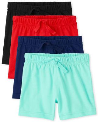 Unisex Baby Shorts 4-Pack