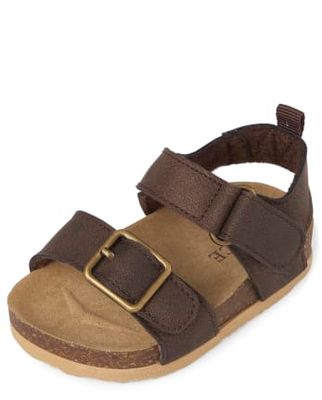 Baby Boys Buckle Sandals - brown