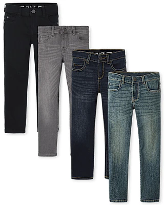 Boys Straight Jeans 4-Pack