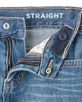 Boys Non-Stretch Straight Jeans 2-Pack