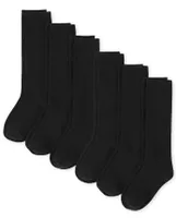 Girls Knee Socks 6-Pack