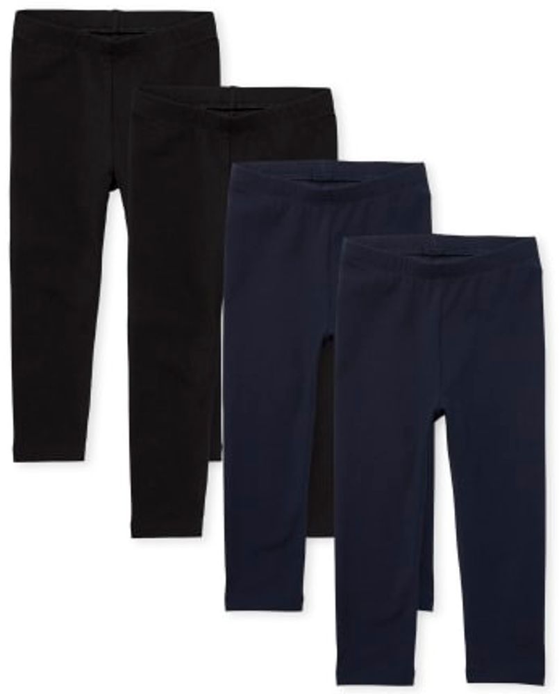 Toddler Girls Leggings 4-Pack