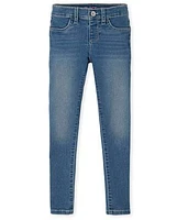 Girls Knit Denim Jeggings - Plus