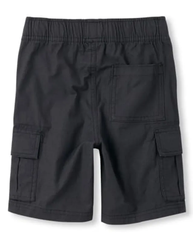 Lands' End Big Boys Husky Cargo Pocket Swim Trunk - Macy's