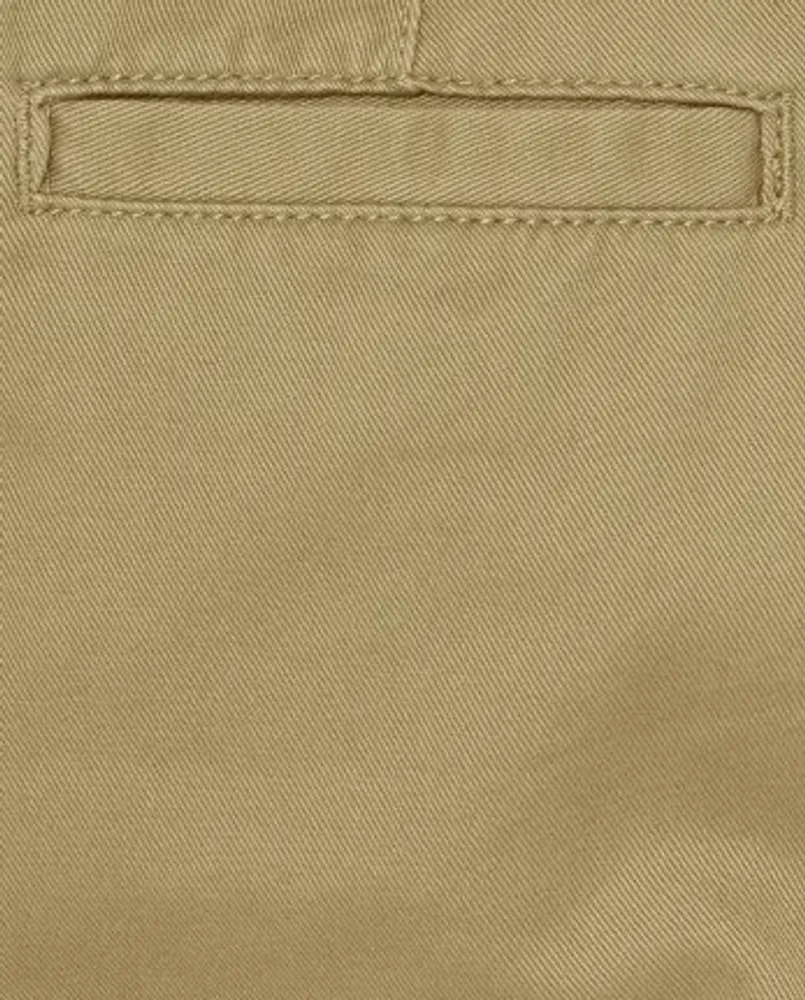 Lot de pantalons chino droits uniformes extensibles pour garçons
