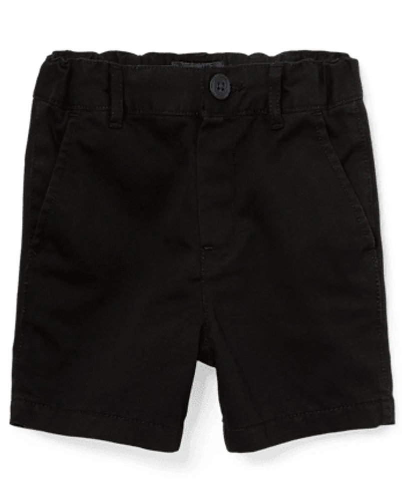 Baby and Toddler Boys Uniform Stretch Chino Shorts