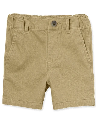 Baby and Toddler Boys Uniform Stretch Chino Shorts