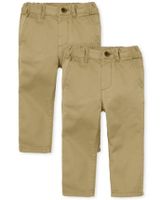 Baby And Toddler Boys Uniform Stretch Skinny Chino Pants -Pack