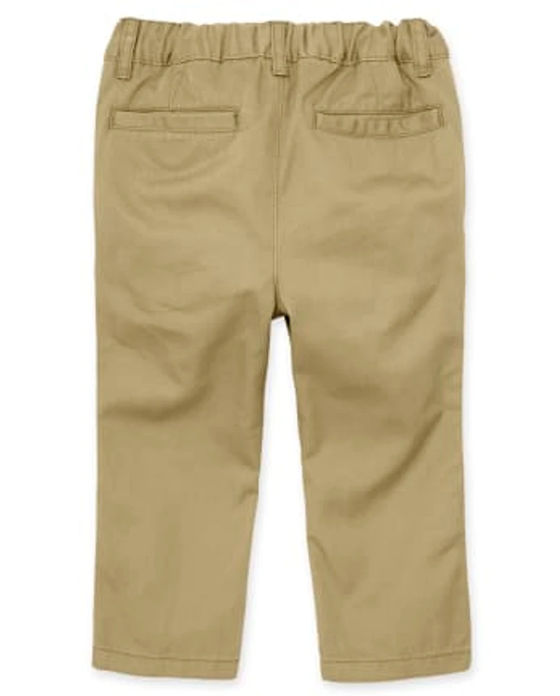 Lot de 5 pantalons chino skinny extensibles pour bébés et tout-petits garçons