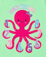 Toddler Girls Educational Graphic Tee 2-Pack
