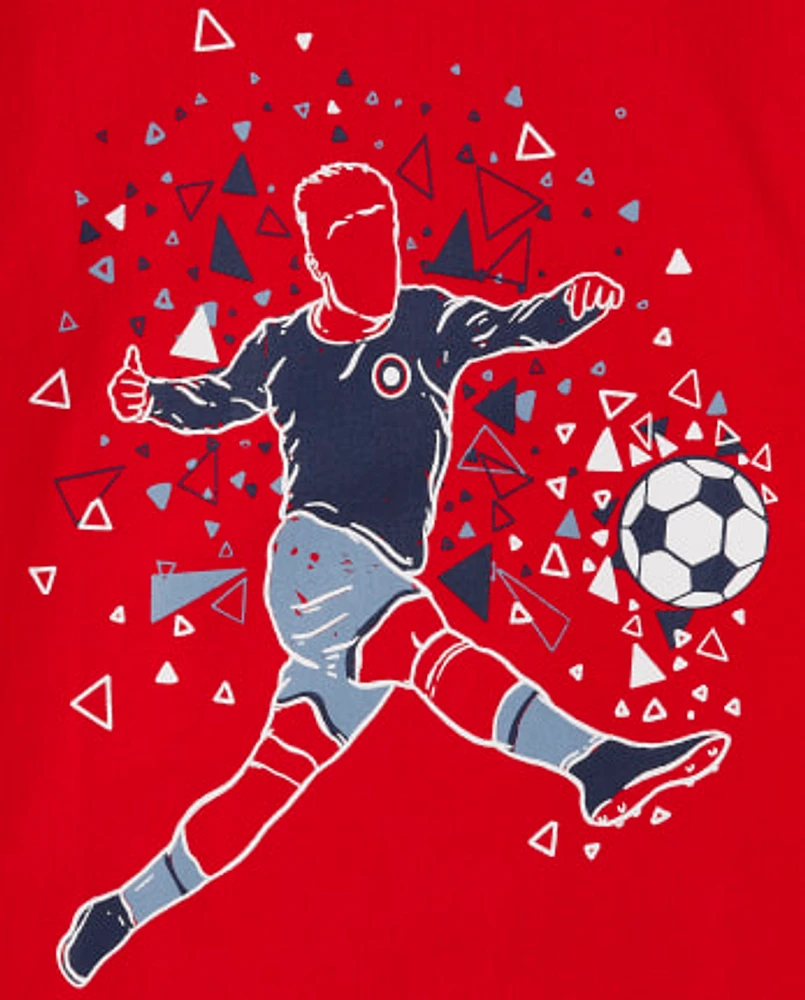 T-shirt graphique Soccer pour garçon