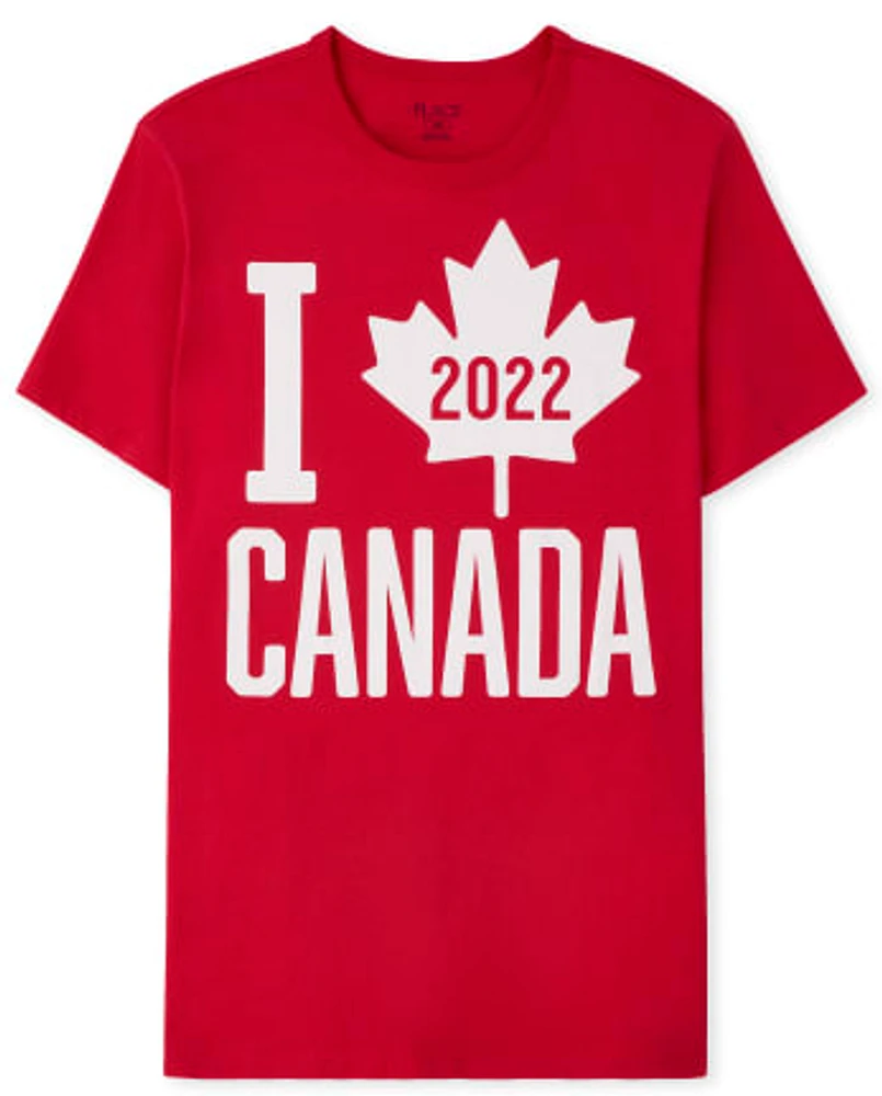 T-shirt graphique feuille d'érable unisexe adulte pour la fête du Canada