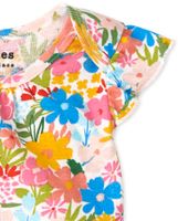 Baby Girls Floral Ruffle Bodysuit 5-Pack
