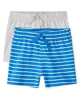 Baby Boys Striped Shorts 2-Pack