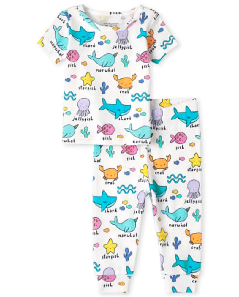 The Children's Place Unisex Baby And Toddler Sea Creature Snug Fit Cotton  Pajamas | Plaza Las Americas