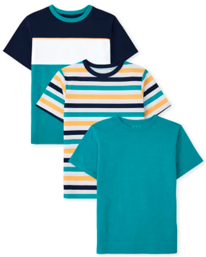 Boys Colorblock Top 3-Pack