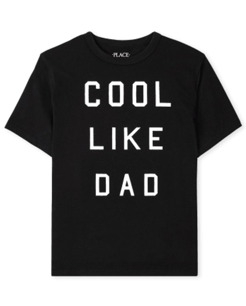 Unisex Kids Matching Family Cool Like Dad Graphic Tee