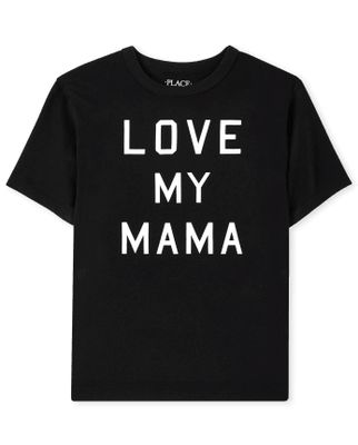 Kids Matching Family Love My Mama Graphic Tee