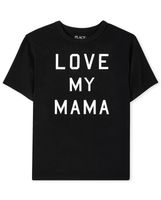 Unisex Kids Matching Family Love My Mama Graphic Tee