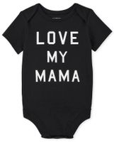 Unisex Baby Matching Family Love My Mama Graphic Bodysuit