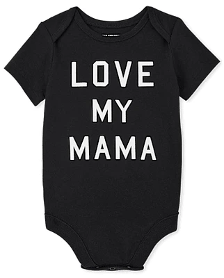 Baby Matching Family Love My Mama Graphic Bodysuit