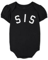 Baby Girls Matching Family Sis Graphic Bodysuit