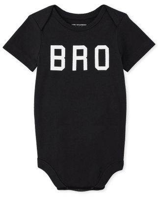 Baby Boys Matching Family Bro Graphic Bodysuit