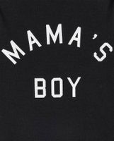 Baby Boys Matching Family Mama's Boy Graphic Bodysuit