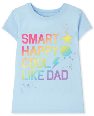 Girls Dad Graphic Tee - cloudless