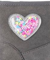 Toddler Girls Shakey Heart Faux Suede Boots