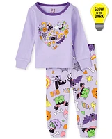 Baby And Toddler Girls Candy Snug Fit Cotton Pajamas