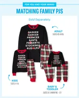 Baby And Toddler Matching Family Reindeer Games Snug Fit Cotton Pajamas