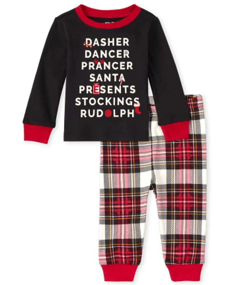 Bébé Et tout-petit Famille assorti Reindeer Games Snug Fit coton Pyjama